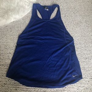 Blue Nike tank top